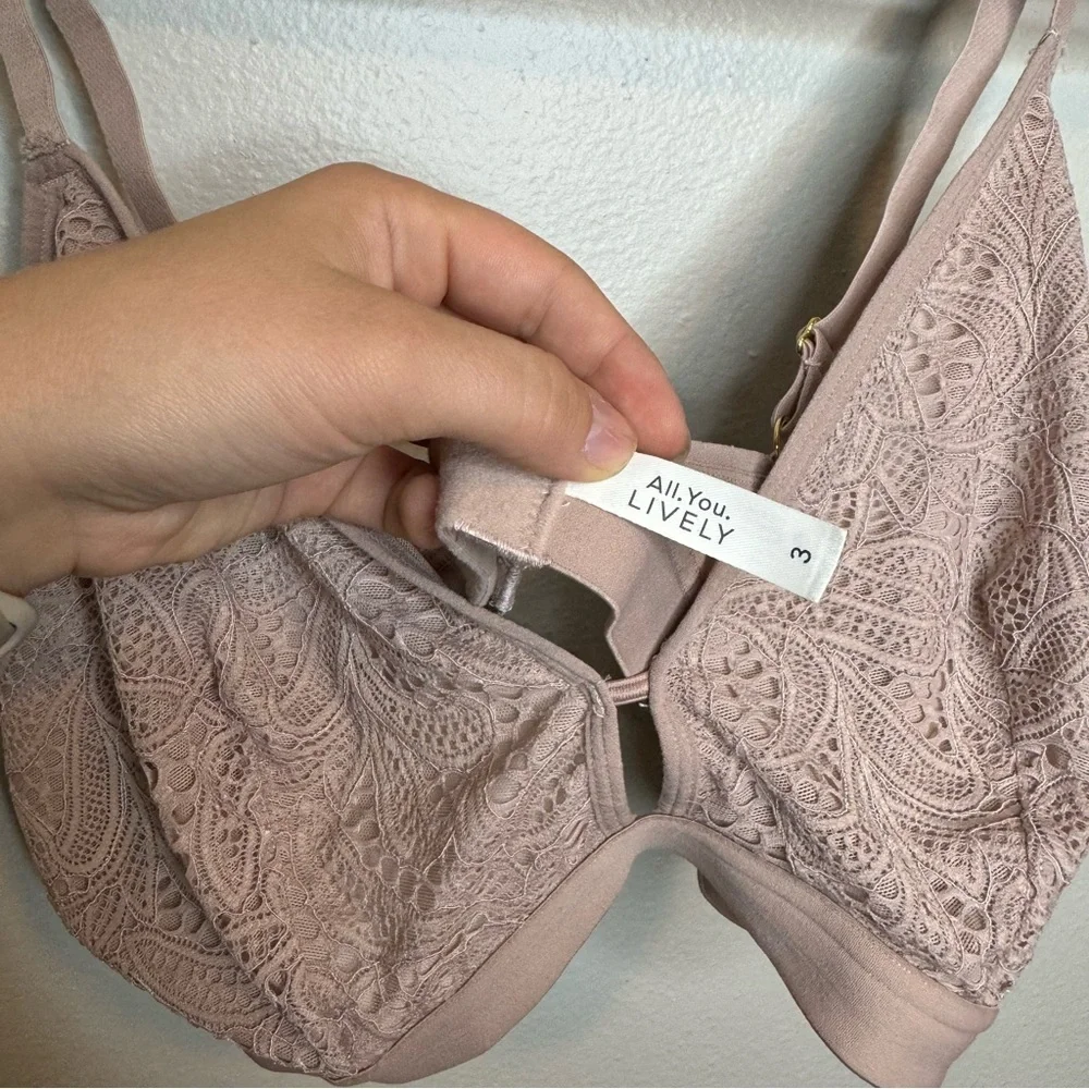 All.You. LIVELY Palm Lace Bralette